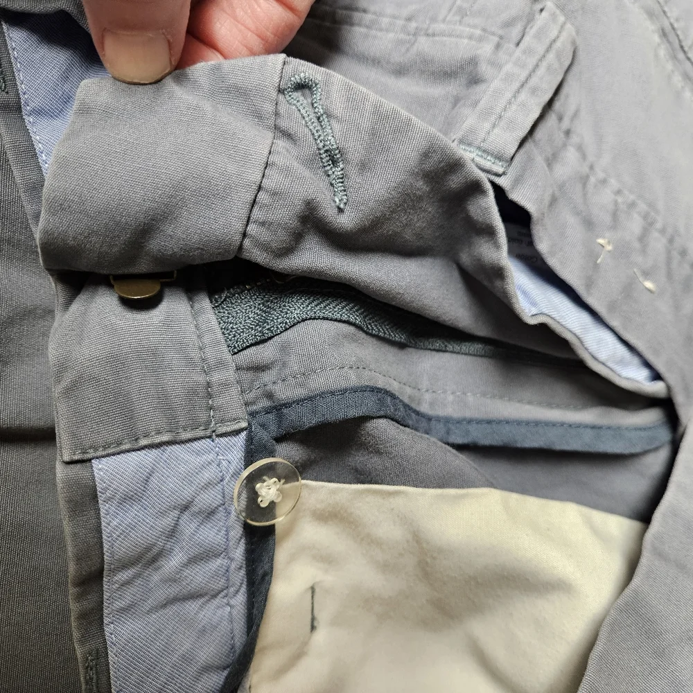 Men's Gray Flat‎ Front Shorts J Crew 34W